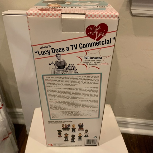 VTG Gemmy I Love Lucy Vitameatavegamin Pop Culture Series Animated Figure NEW! - Picture 10 of 16